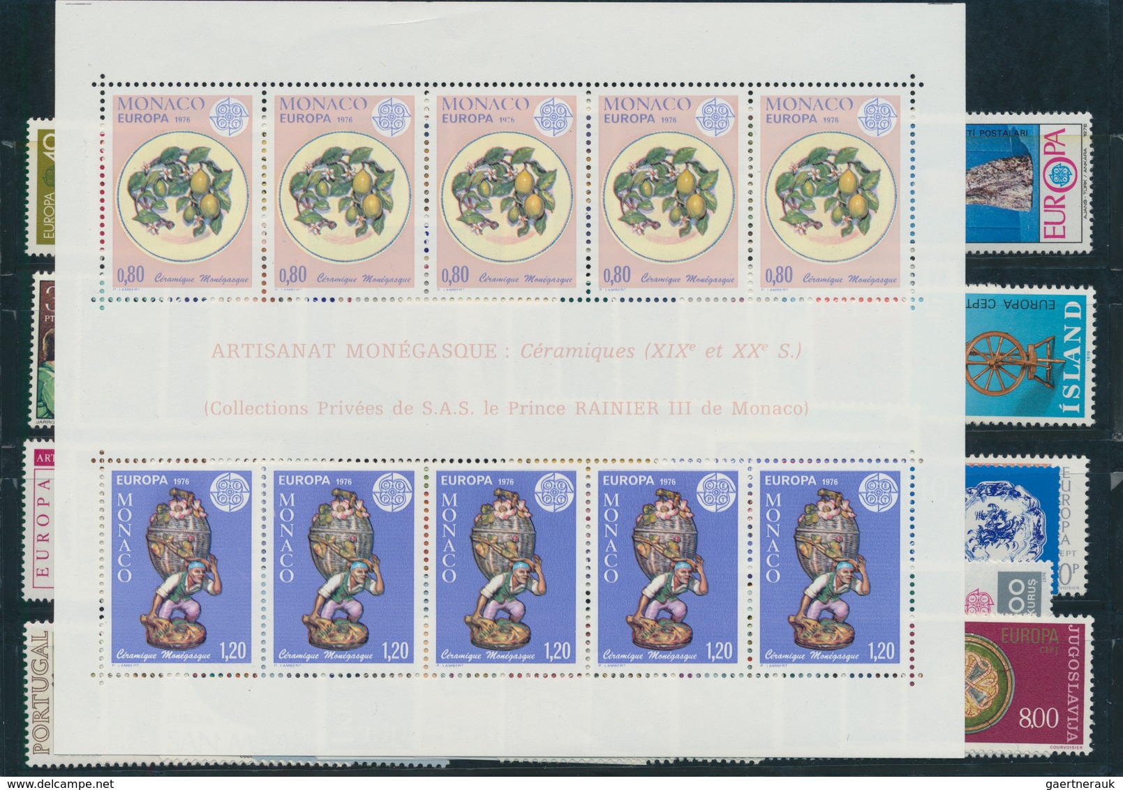 Europa-Union (CEPT): Mint never hinged collection of the joint issues; complete in the main numbers;