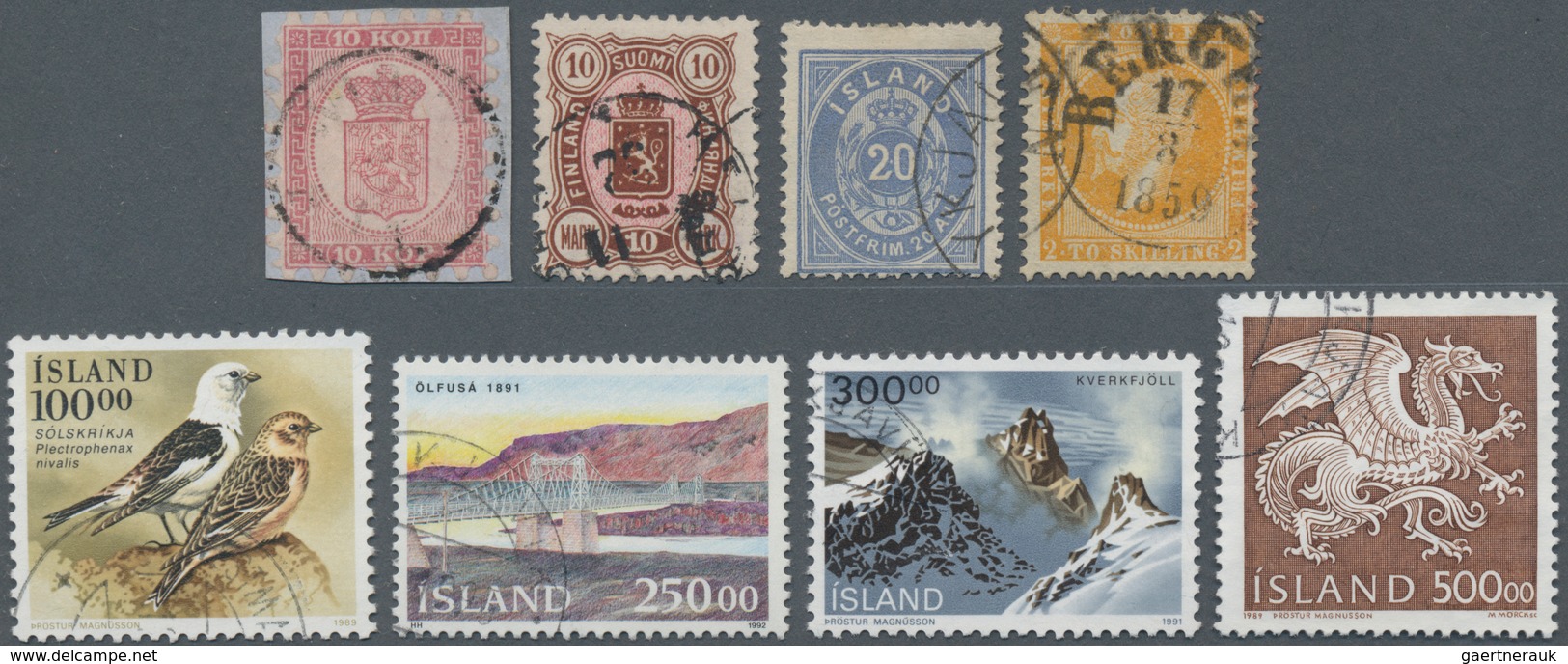 Skandinavien: 1856/1993 (ca.), Duplicates On Stockcards With Some Classic Stamps But Majority In The - Sonstige - Europa