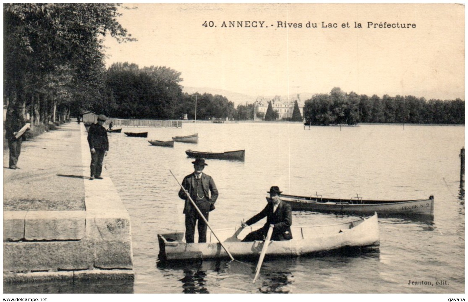 74 ANNECY - Rives Du Lac Et La Préfecture - Annecy
