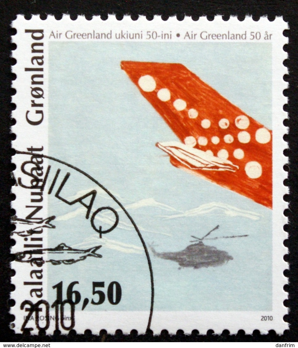 GREENLAND 2011  Airline "Air Greenland"  Minr.559 (O)   (lot D 1445) - Gebraucht