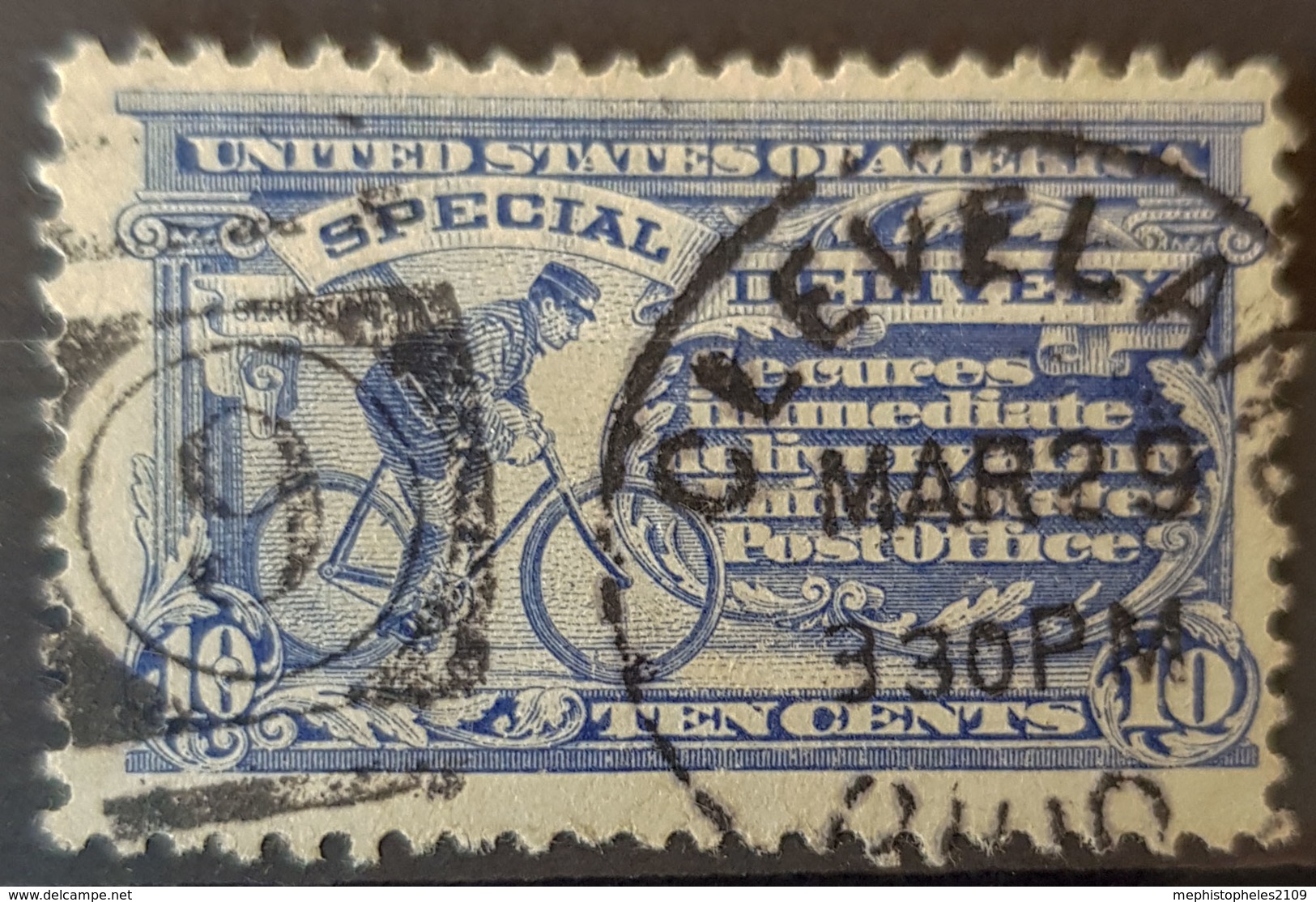 USA 1911 - Canceled - Sc# E8 - Special Delivery - Entregas