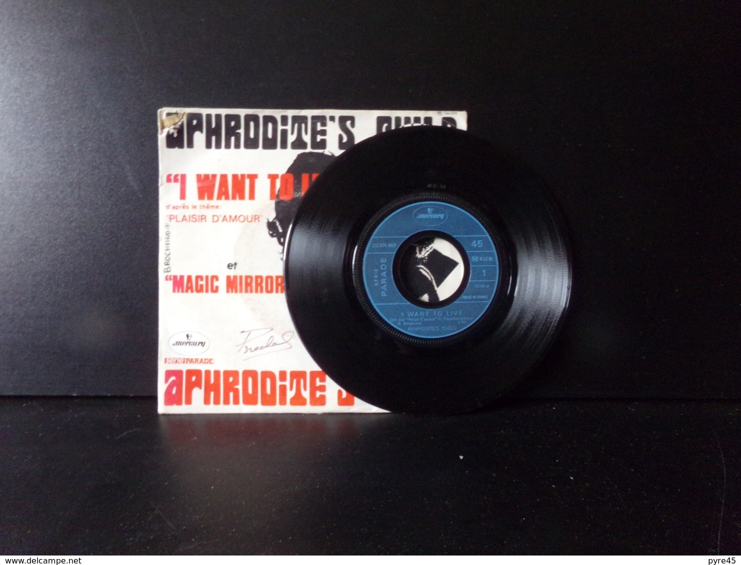 45 T Aphrodite's Child " I Want To Live, Magic Mirror " - Other - English Music