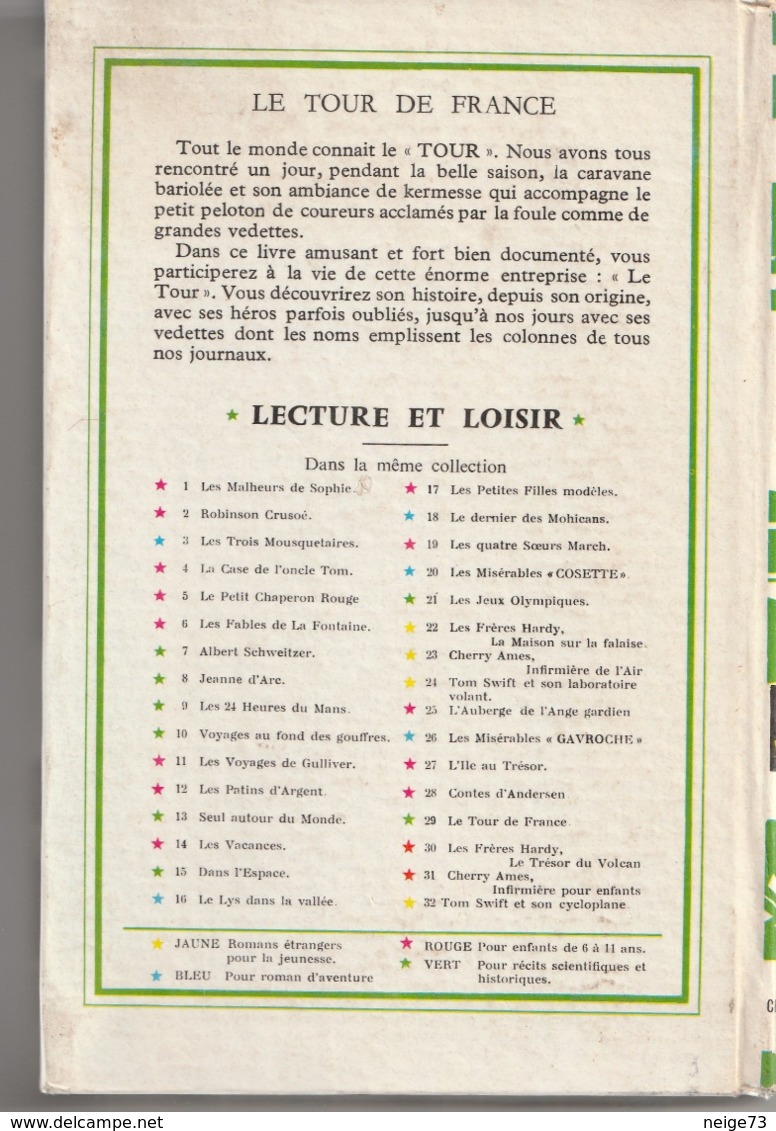 Amusant - Le Tour De France - Lecture Et Loisir - François Cavanna Et Paul Massonet - 1960 - Sport