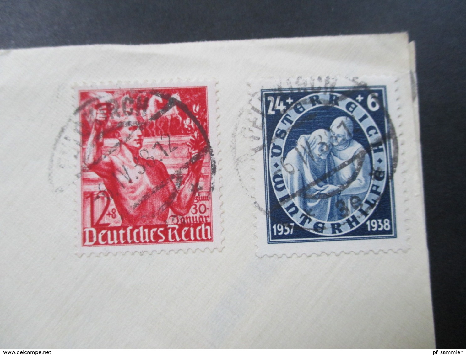 Österreich / DR Ostmark MiF Öst. Nr. 644 Und DR Nr. 661 Stempel Feldkirch 6.4.1938 (3. Gültigkeitstag) RRR - Covers & Documents