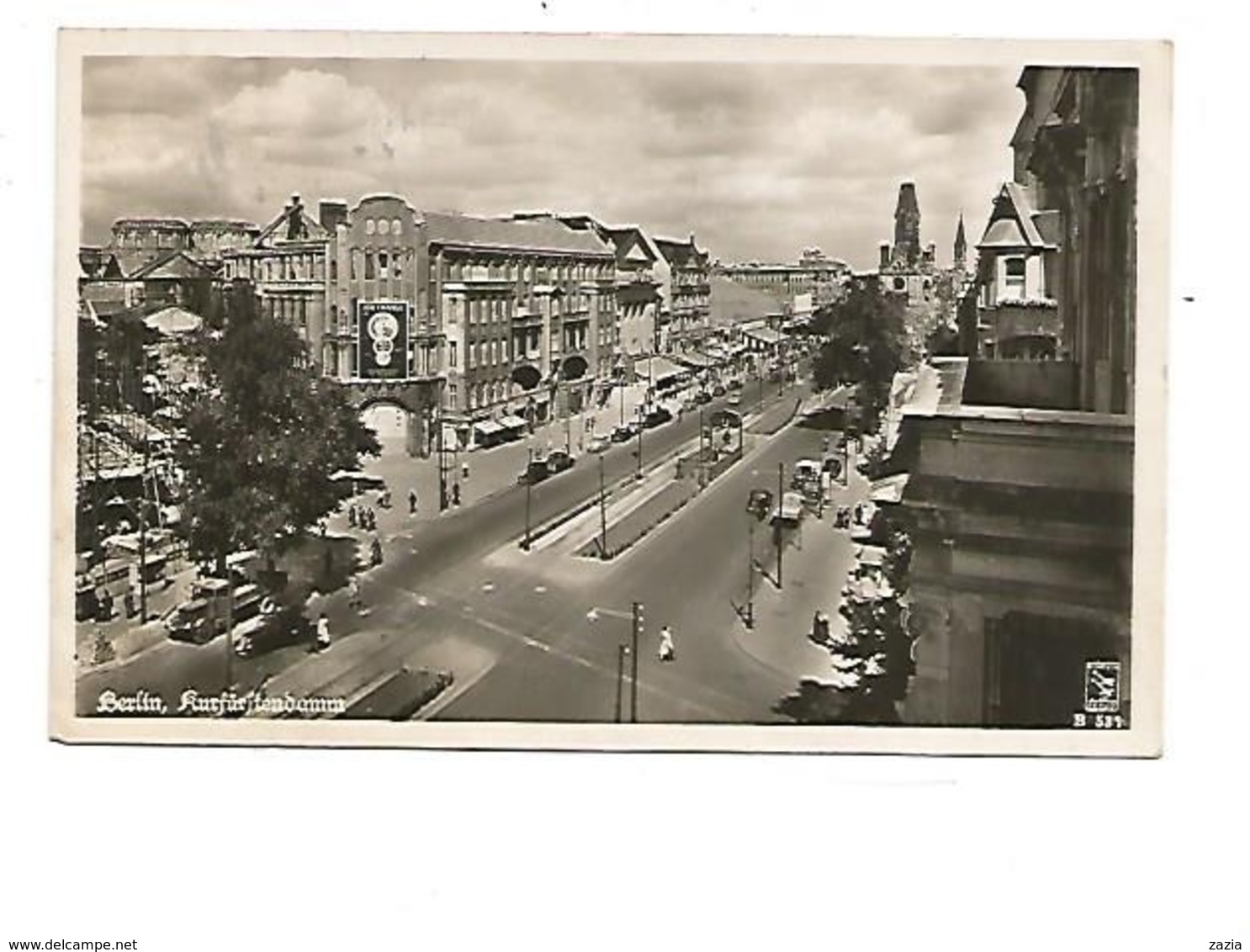 ALL.0122/ Berlin - Kurfürstendamm - Publcité Air France - Grunewald