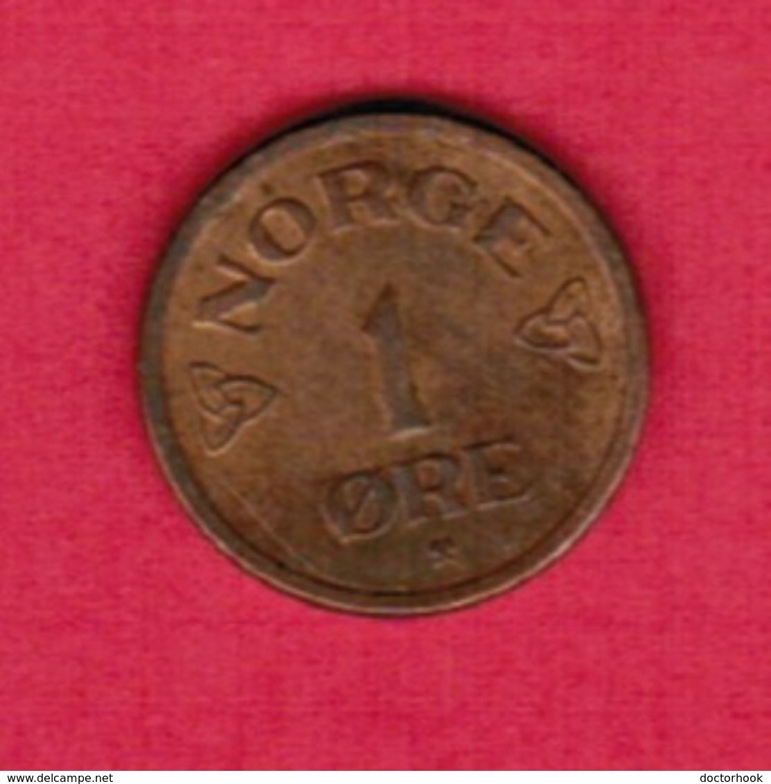 NORWAY  1 ORE 1955 (KM # 398) #5413 - Norvège