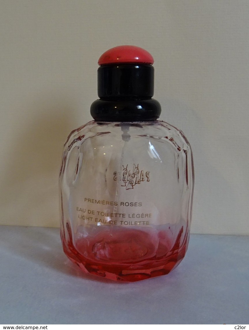 Flacon Vaporisateur "PARIS Premières Roses"Edition Limitée  D'YVES ST LAURENT EDT Légère 125 Ml VIDE/EMPTY - Flacons (vides)