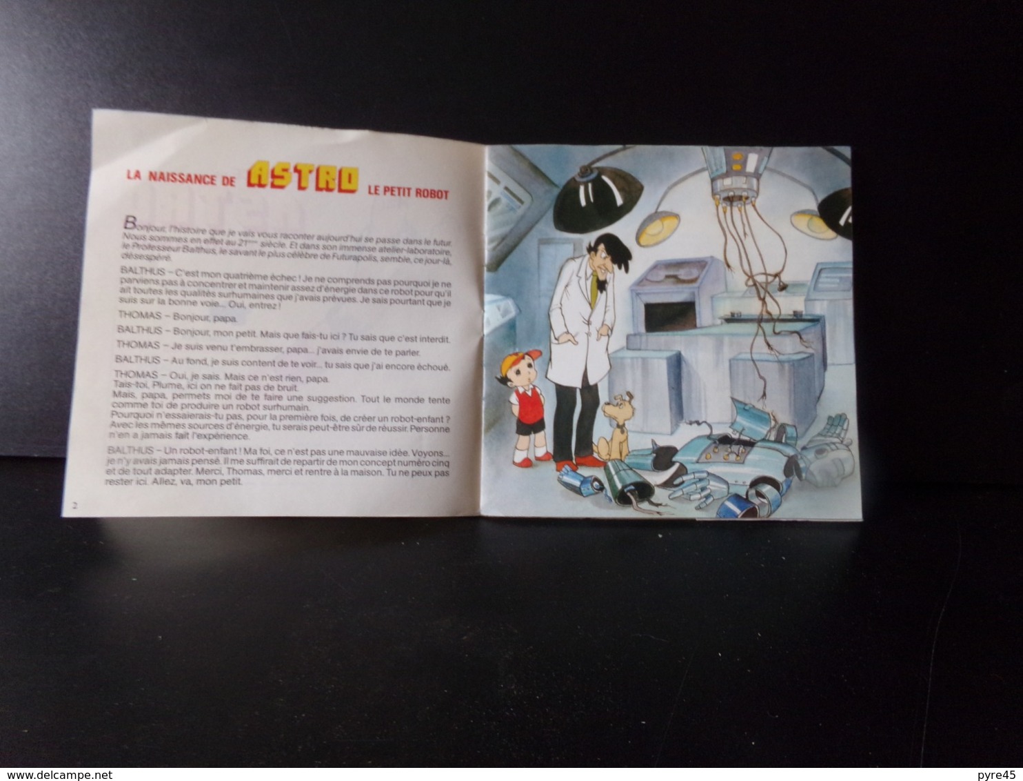 Livre Disque " La Naissance De Astro Le Petit Robot " - Soundtracks, Film Music