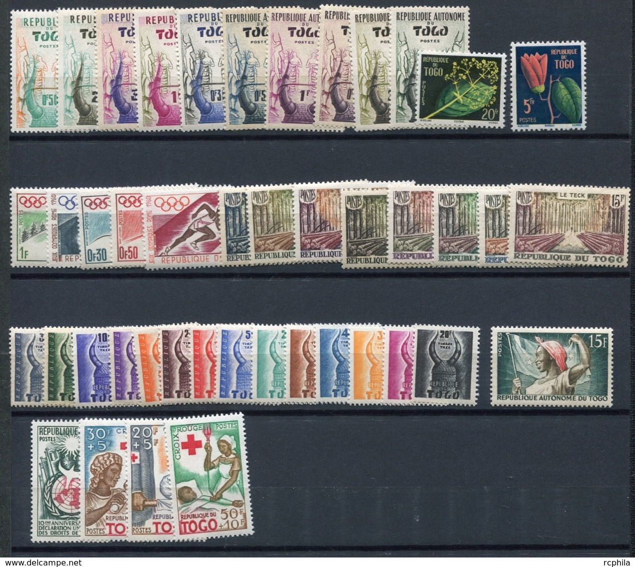 RC 13867 TOGO LOT TIMBRES NEUFS ** BONNE COTE - 2 SCANS - Togo (1960-...)