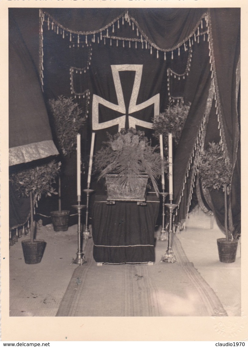 FOTOGRAFIA  D' EPOCA - BUSTO ARSIZIO - FUNERALE SIG. PIETRO COLOMBO - FOTO A. BARAVALLE - BUSTO ARSIZIO ( VARESE) - Busto Arsizio