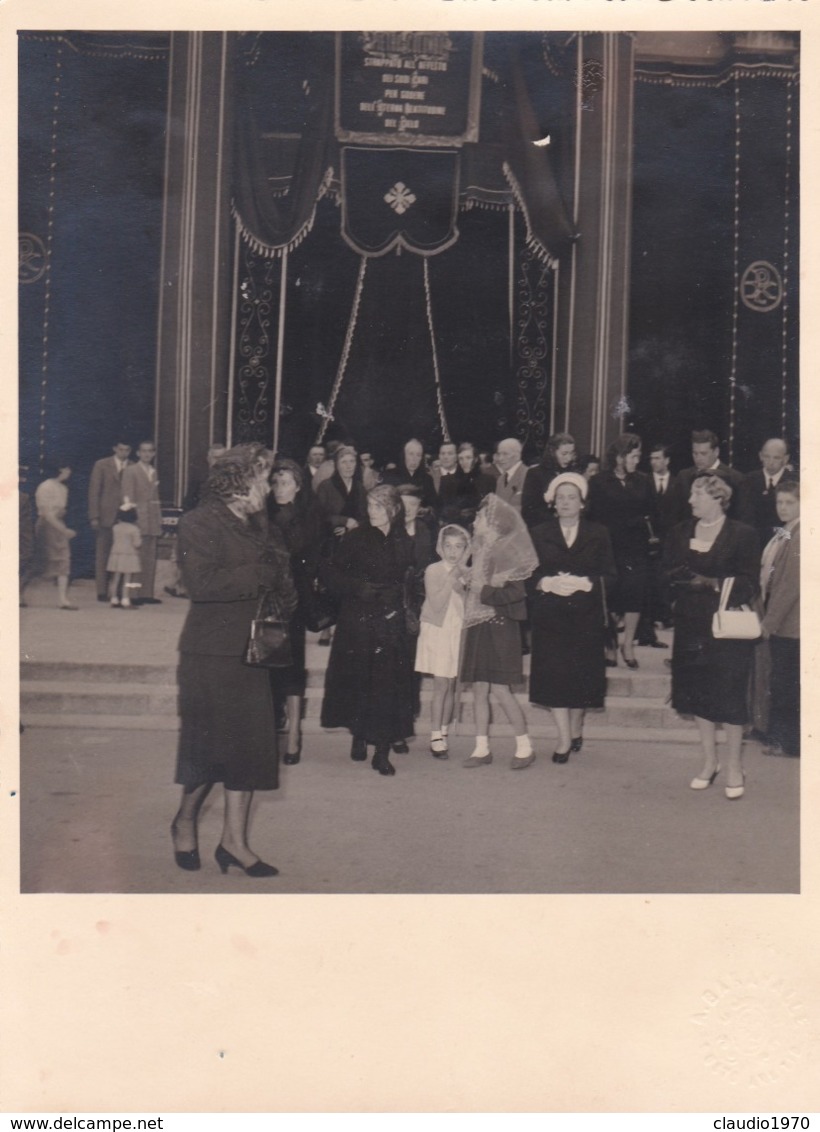 FOTOGRAFIA  D' EPOCA - BUSTO ARSIZIO - FUNERALE SIG. PIETRO COLOMBO - FOTO A. BARAVALLE - BUSTO ARSIZIO ( VARESE) - Busto Arsizio