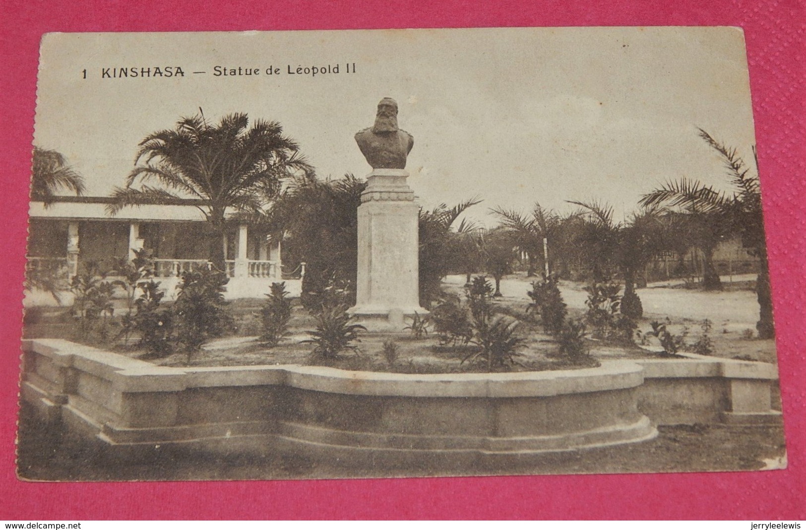 CONGO BELGE -  KINSHASA  - Statue De Léopold II - Belgisch-Kongo