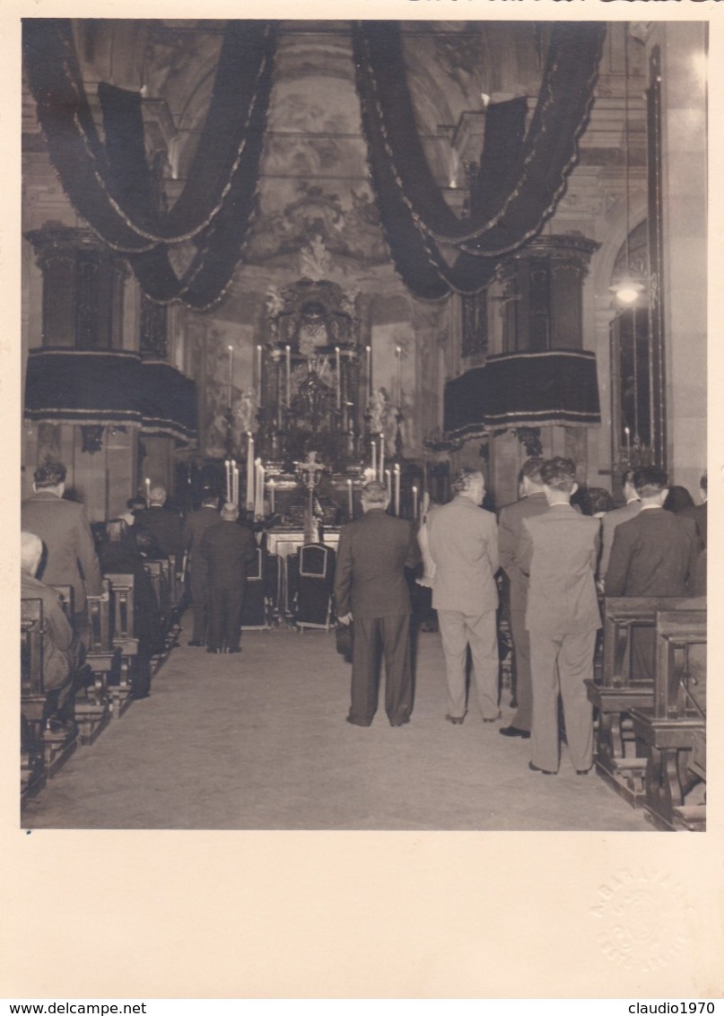 FOTOGRAFIA  D' EPOCA - BUSTO ARSIZIO - FUNERALE SIG. PIETRO COLOMBO - FOTO A. BARAVALLE - BUSTO ARSIZIO ( VARESE) - Busto Arsizio