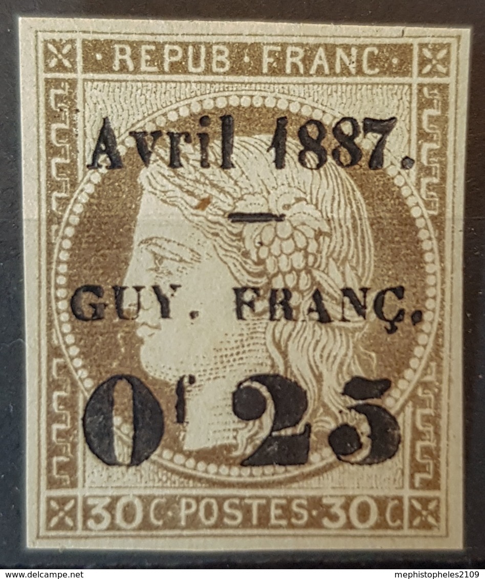 GUYANE FRANCAISE 1886/88 - MNH - YT 5 - 0,25F - Neufs