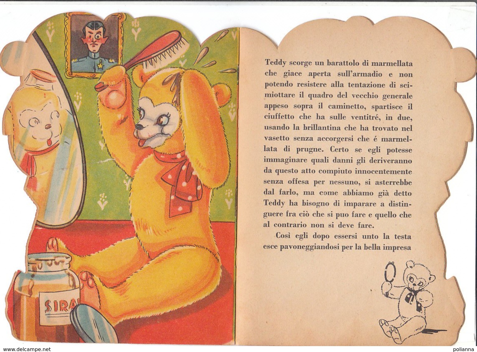 M#0V62 ALBO ILLUSTRATO : TEDDY Ed. Helsingborgs LITO Grafiska AB. Anni '50/ORSI/ORSACCHIOTTI - Antichi