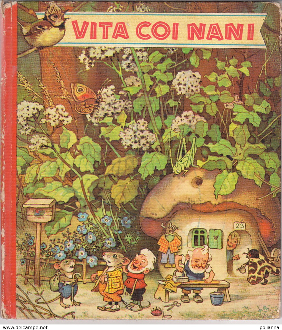 M#0V98 Collana “Piccoli Libri D'Oro” : VITA COI NANI Ed. A.M.Z. Anni '50 - Oud