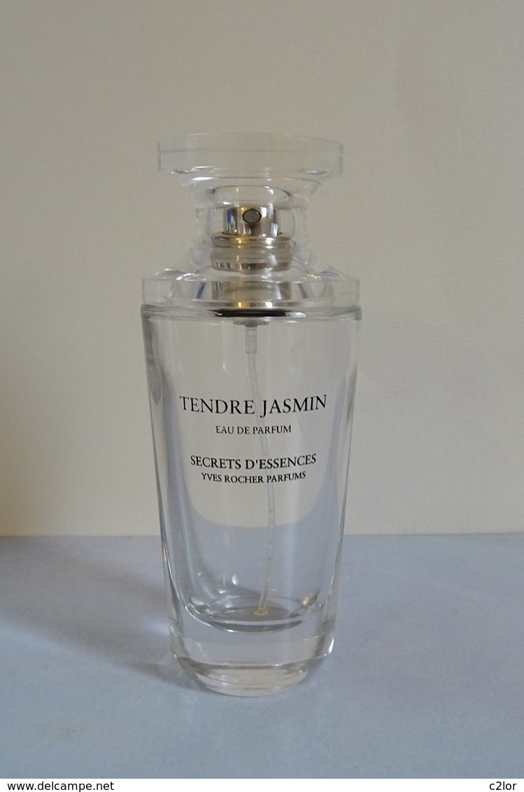 Flacon Vaporisateur "TENDRE JASMIN" D'Yves ROCHER  Eau De Parfum 50 Ml VIDE/EMPTY - Flacons (vides)