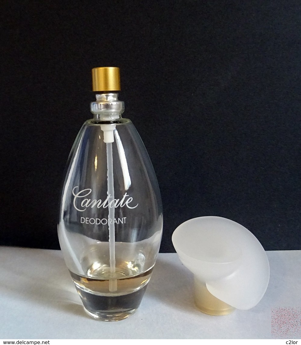 Rare Flacon Vaporisateur "CANTATE " D'Yves ROCHER  Déodorant 75 Ml VIDE/EMPTY - Flacons (vides)