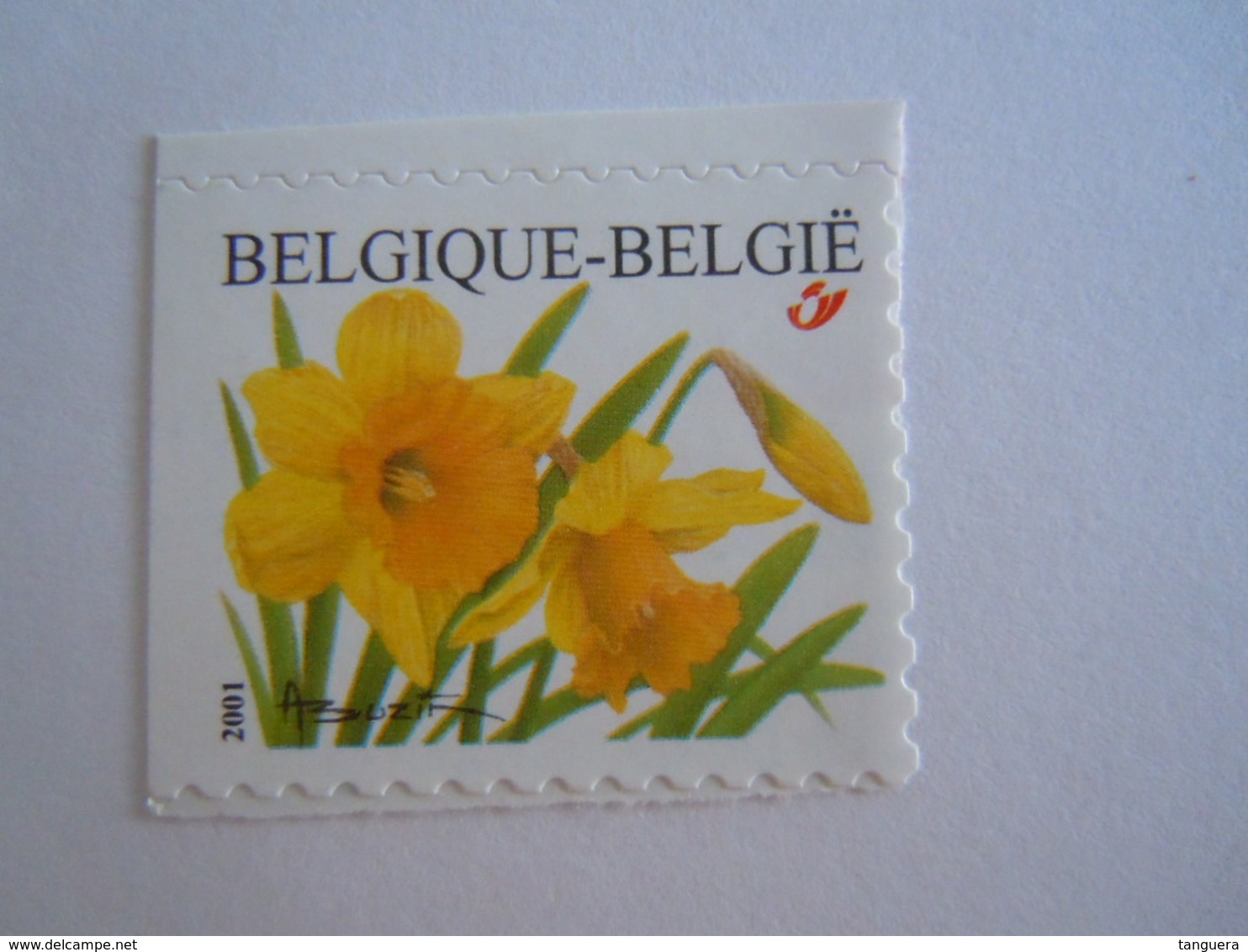 België Belgique 2001 Narcisse Des Bois Trompetnarcis Timbre De Carnet Zegel Uit Boekje 3046 MNH ** - Ungebraucht