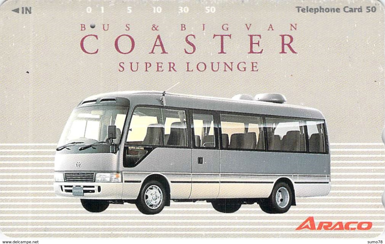 AUTOCAR - BUS - AUTOBUS - CAR -- TELECARTE JAPON - Voitures