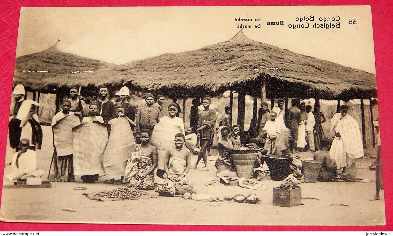 CONGO BELGE -   BOMA  -  Le Marché - Congo Belge