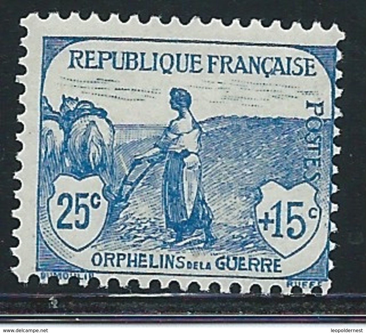 FRANCE - 1ère ORPHELINS.  N°151 Neuf TB. Cote 225€. Signé CALVES. - Autres & Non Classés