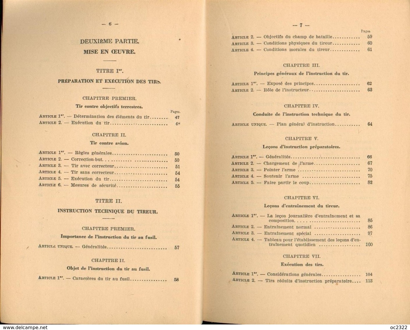 MANUEL MILITAIRE De 1948 NOTICE SUR LE FUSIL A RÉPÉTITION De 7,5 Mm MODÈLE 1936 - Equipement