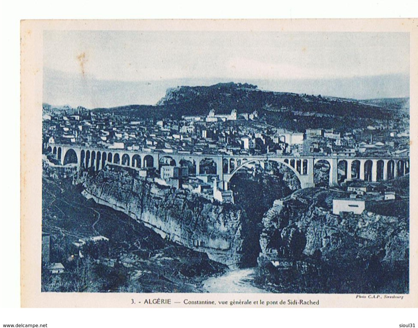 ALGERIE  Carte Max  240x180 Constantine Pont De Sidi Rached    Mx63 - Constantine