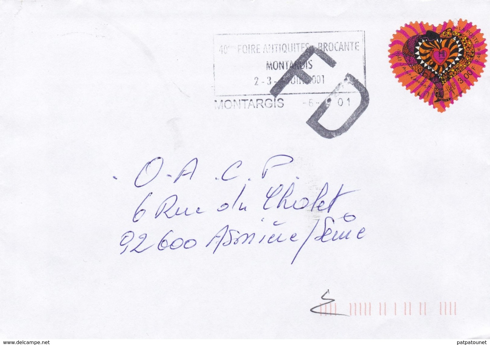 France Lettre 2001 - Lettres & Documents