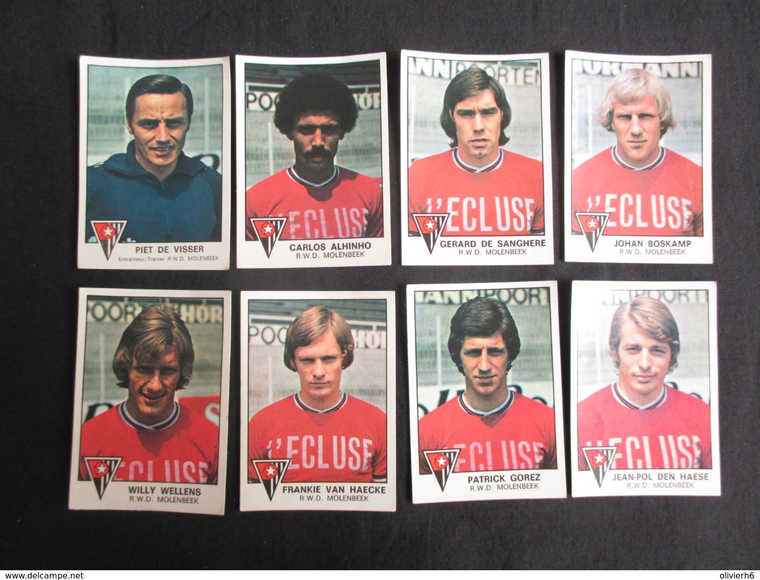 LOT 20+1 FIGURINES VIGNETTES PANINI (M1914) FOOTBALL 78 (20 vues) Belgique RWDM, FC LIEGEOIS, FC BRUGGE