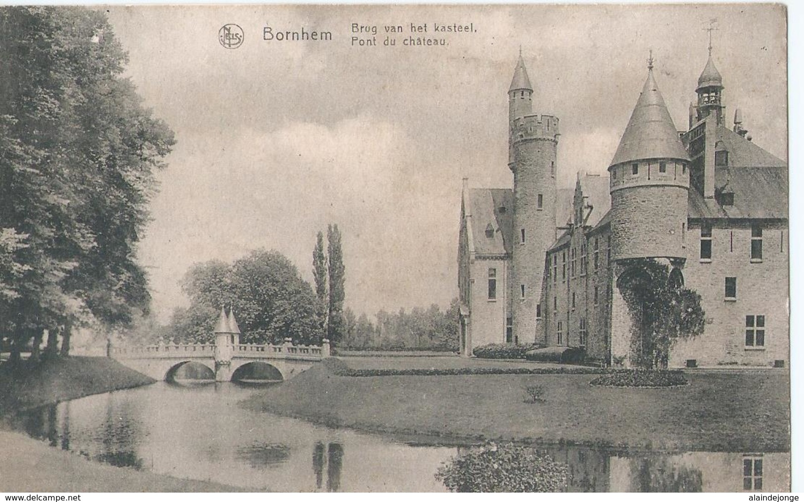 Bornem - Bornhem - Brug Van Het Kasteel - Pont Du Château - 1921 - Bornem