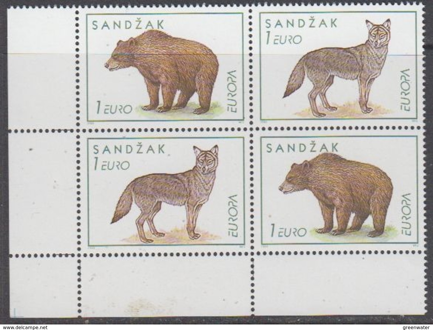 Europa Cept 1999 Sandzak 2x2v  (corner) ** Mnh (44828B) PRIVATE ISSUE - 1999