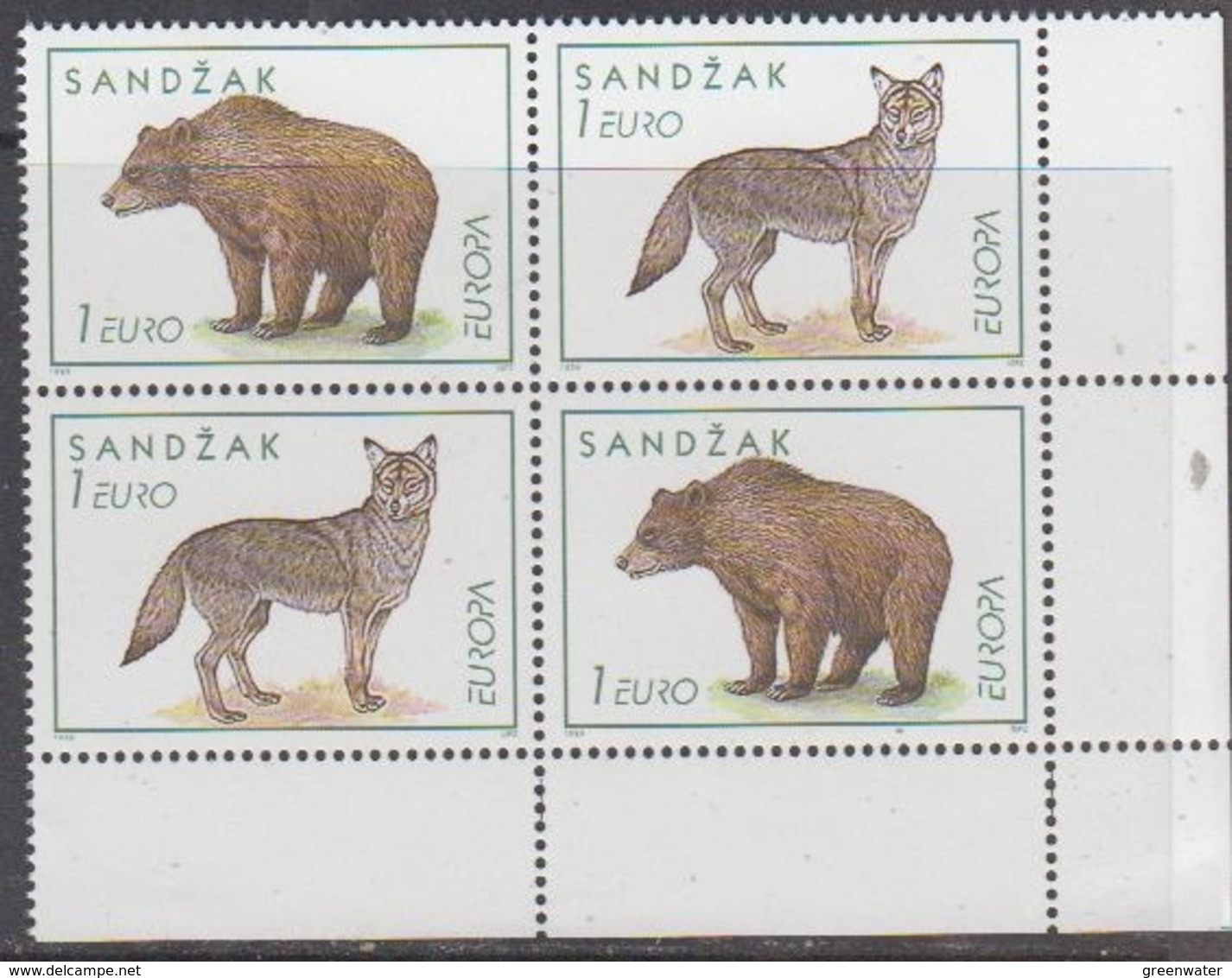 Europa Cept 1999 Sandzak 2x2v  (corner) ** Mnh (44828C) PRIVATE ISSUE - 1999