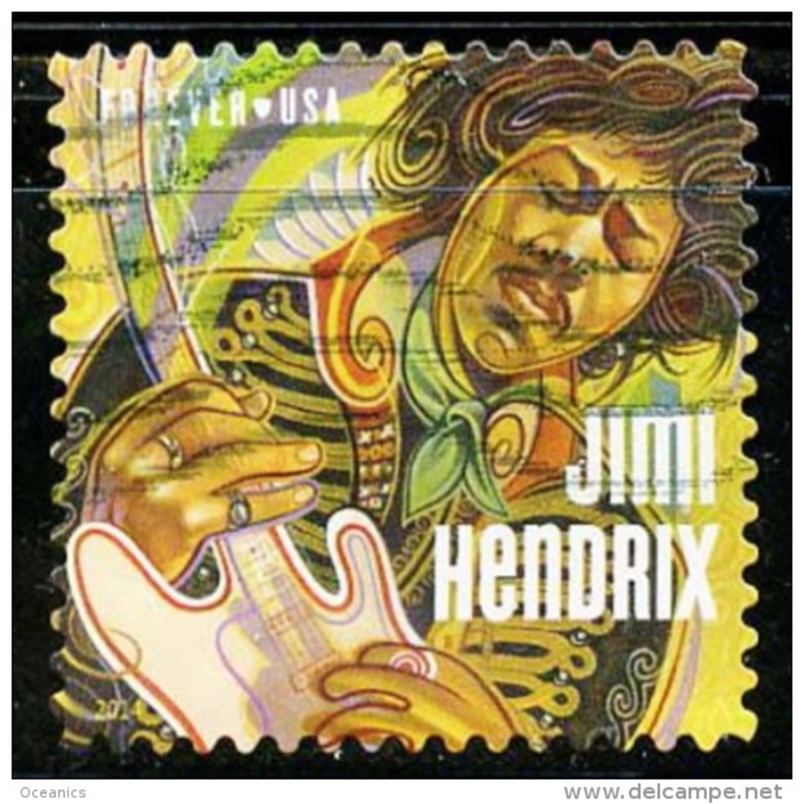 Etats-Unis / United States (Scott No.4880 - Jimmy Hendrix) (o) - Gebraucht