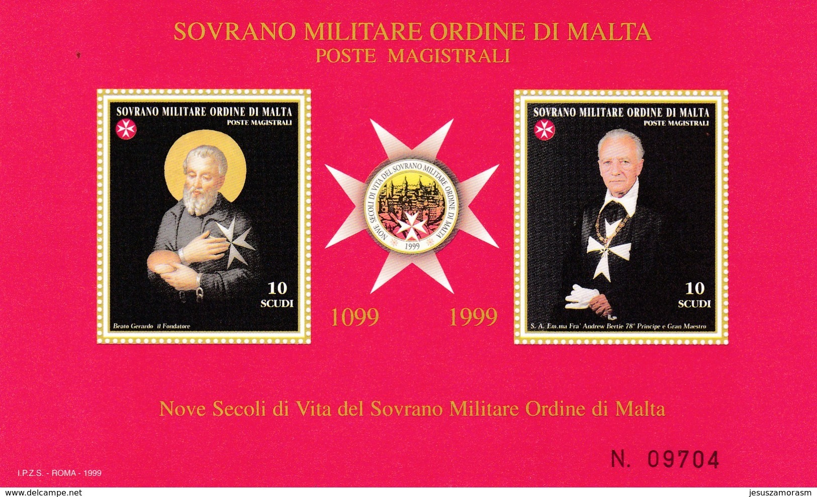 Orden De Malta Nº F608 - Sovrano Militare Ordine Di Malta