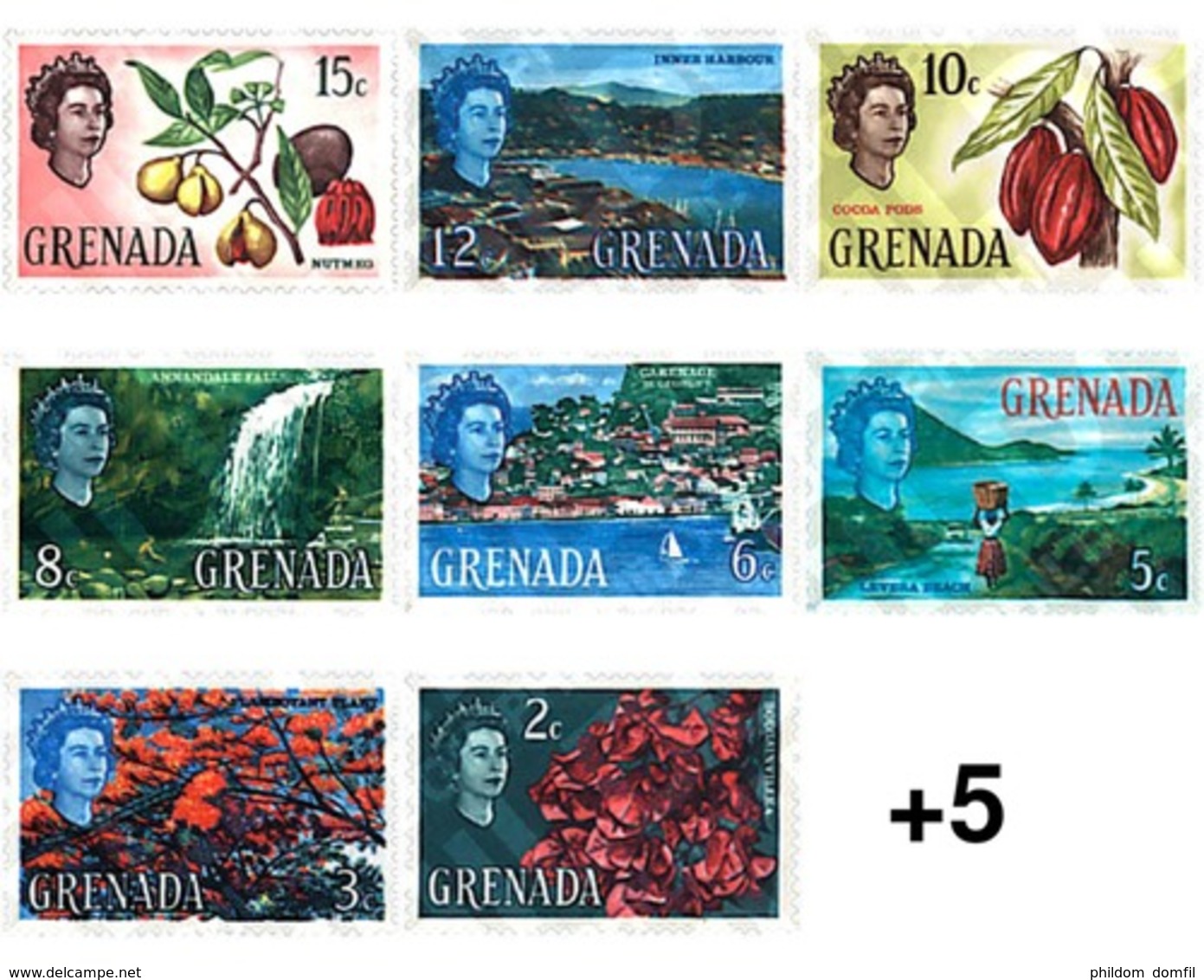 Ref. 91302 * MNH * - GRENADA. 1966. DIFFERENT CONTENTS . MOTIVOS VARIOS - Grenada (...-1974)