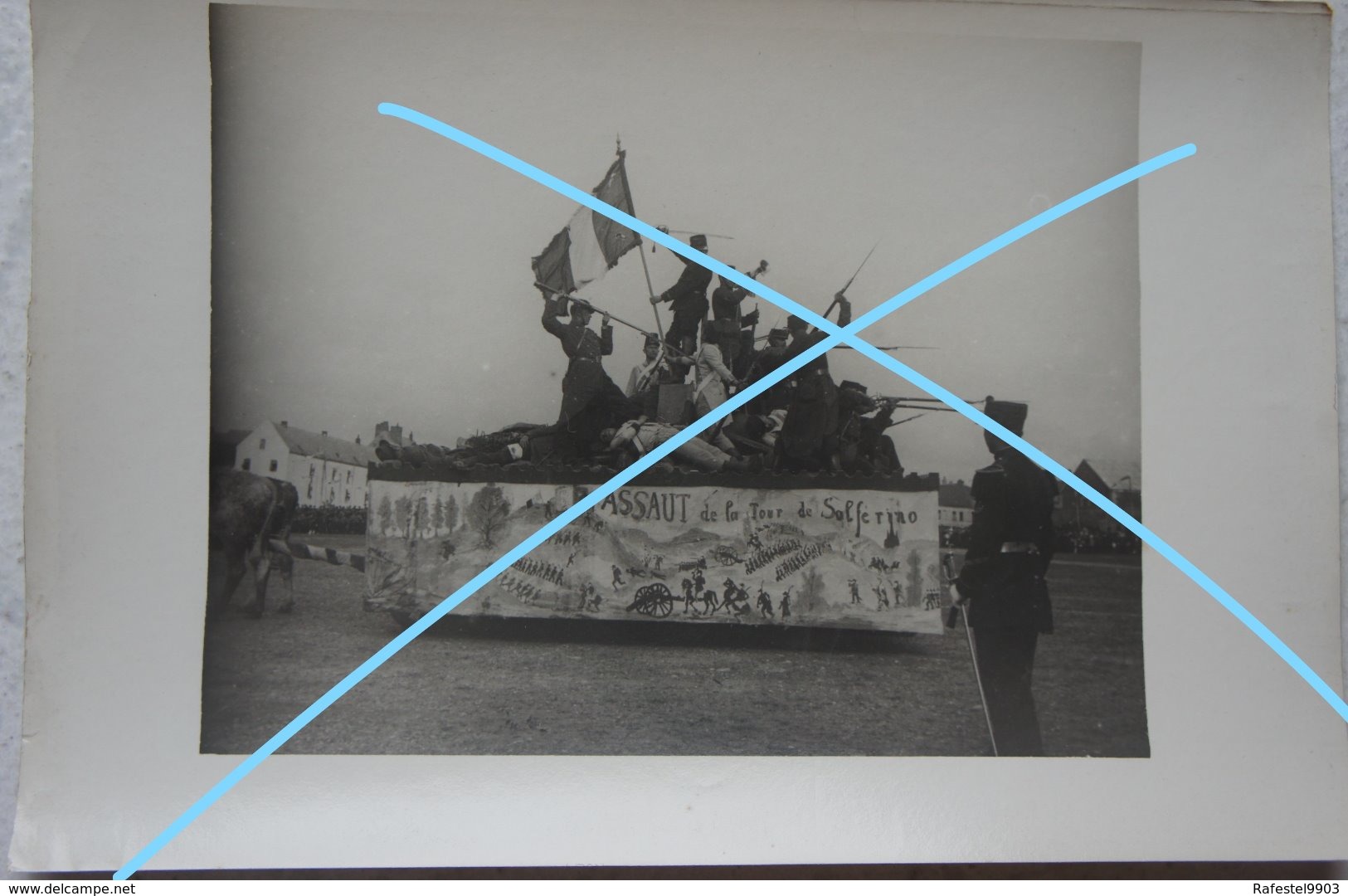 Photo SAINT OMER Reconstitution Militaire Assaut De La Tour Solferino Armée Française Guerre Vers 1900 - Places