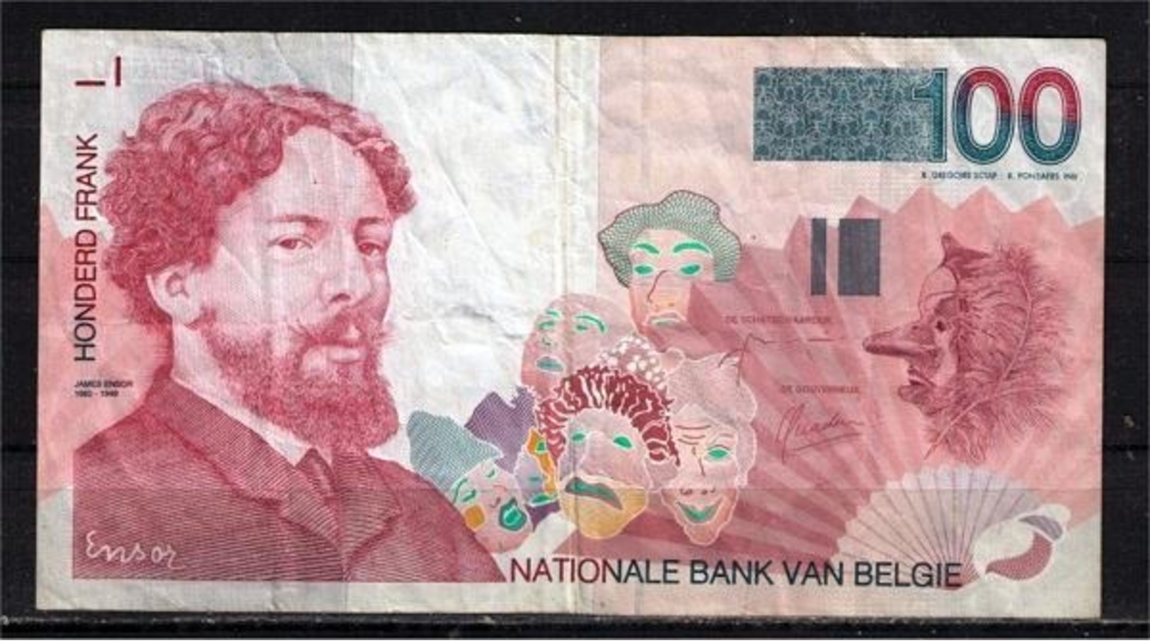 3 Banknoten 100 Belgische Franken  27002705 - Autres & Non Classés