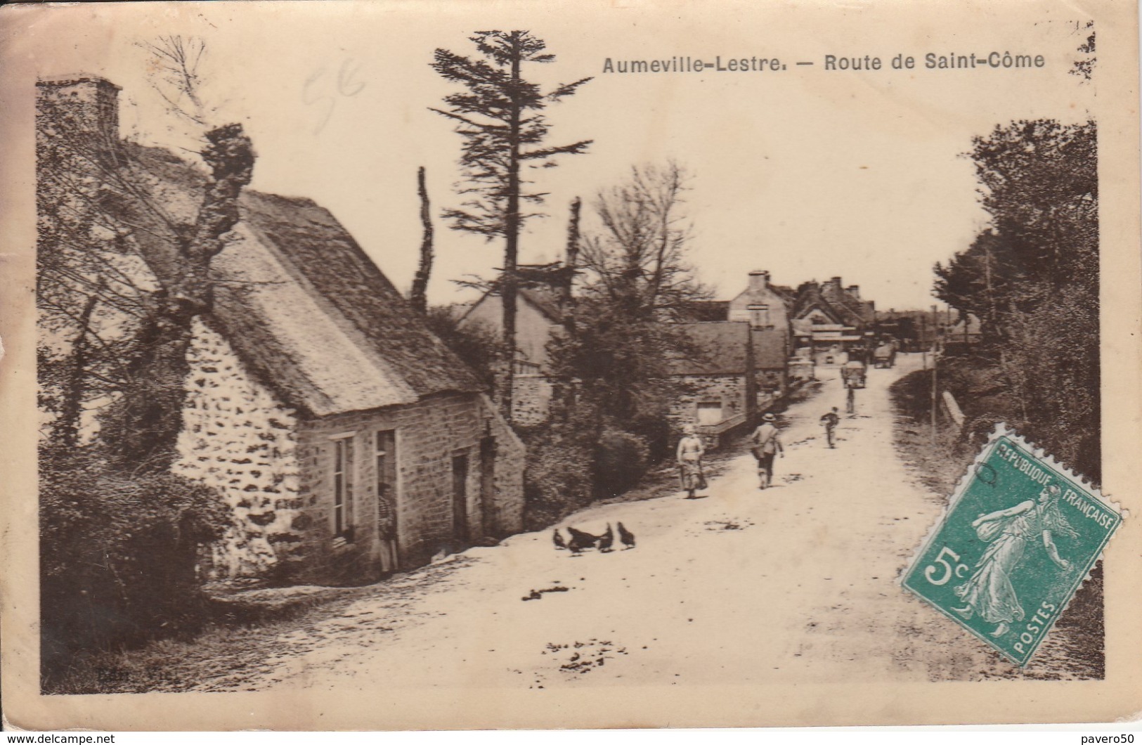 AUMEVILLE LESTRE ( Route De St Côme) - Autres & Non Classés