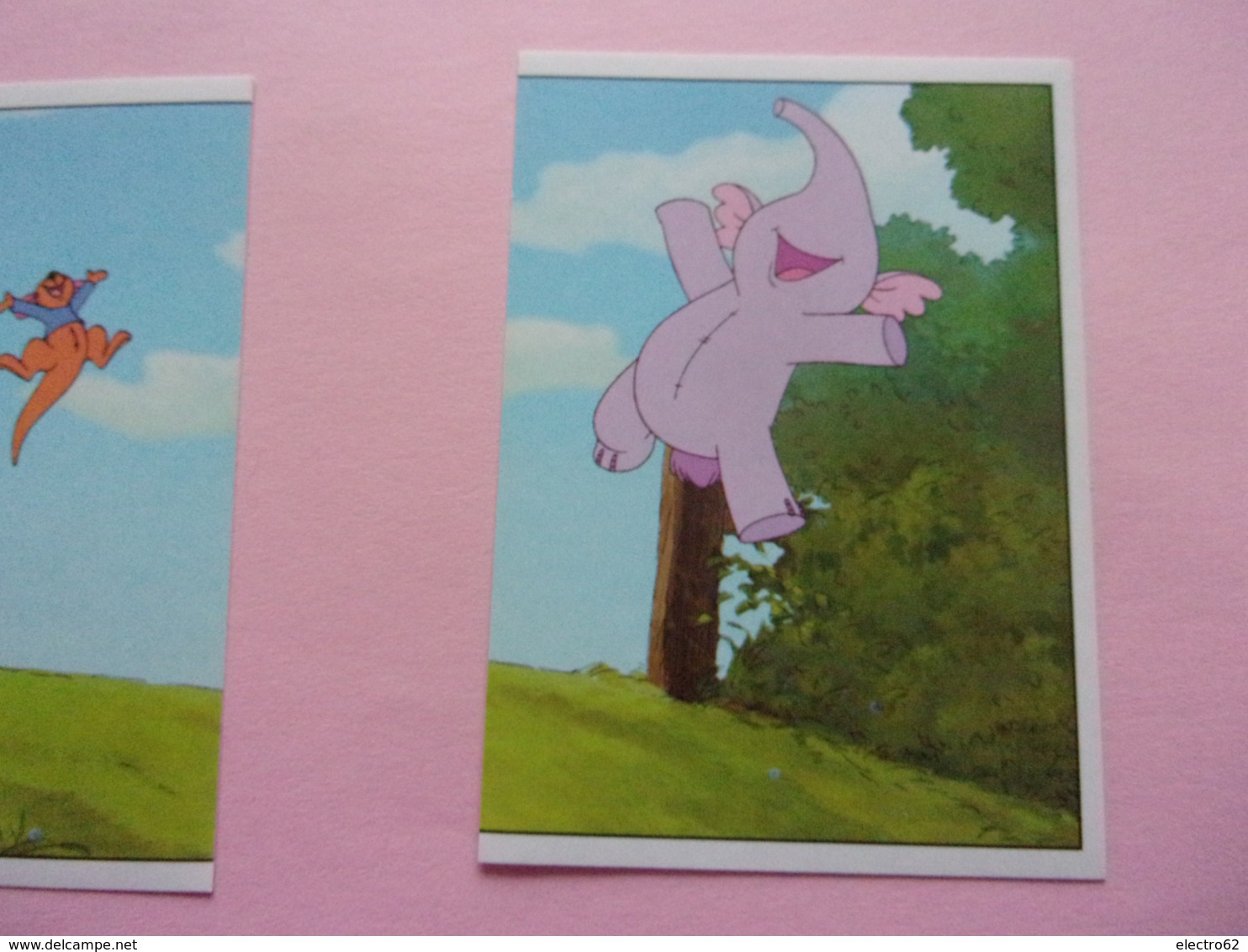 PANINI Winnie L'ourson Et L'éfélant Disney N°119 & 120 Kangourou Känguru Kangaroo Elefante Elephant éléphant - Franse Uitgave