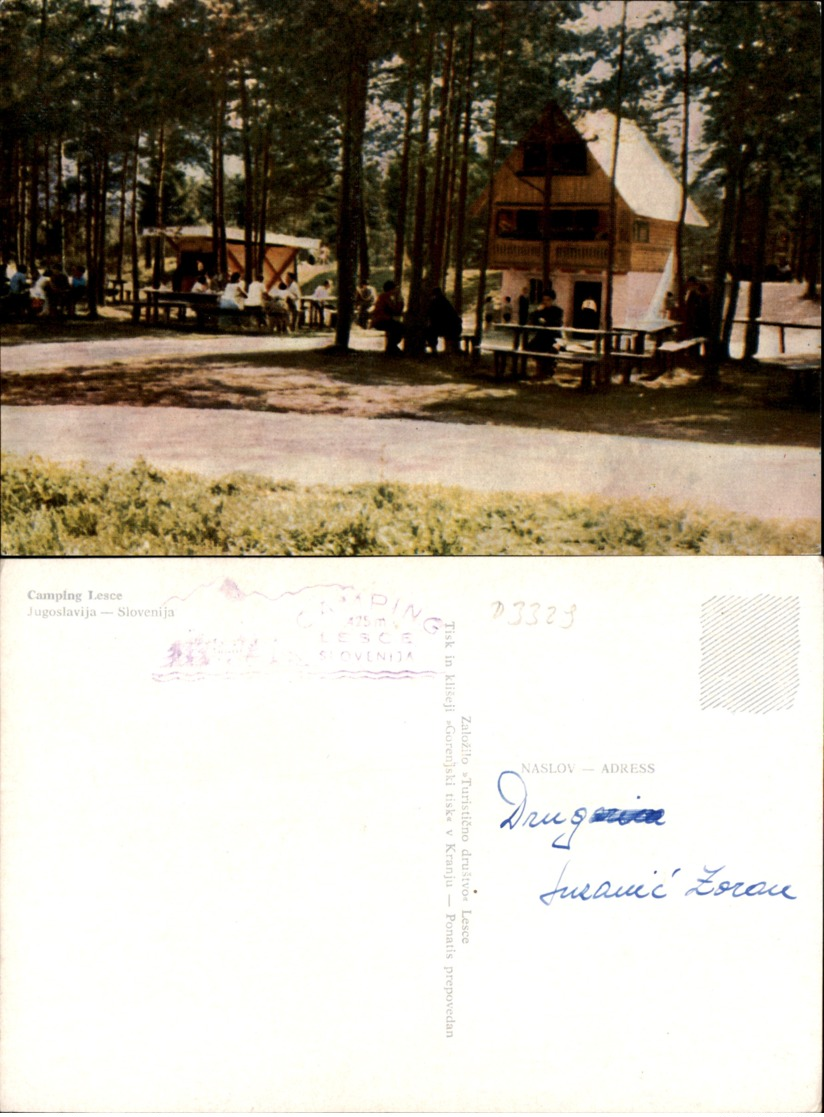 CAMPING LESCE,SLOVENIA POSTCARD - Slovenia