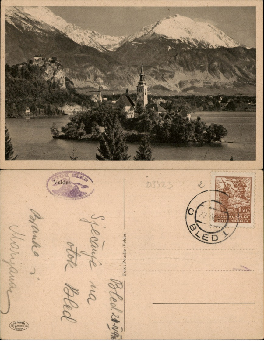 BLED,SLOVENIA POSTCARD - Slovenia