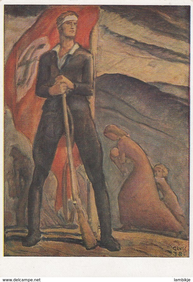 Deutsches Reich Postkarte Propaganda 1940 - Gebraucht