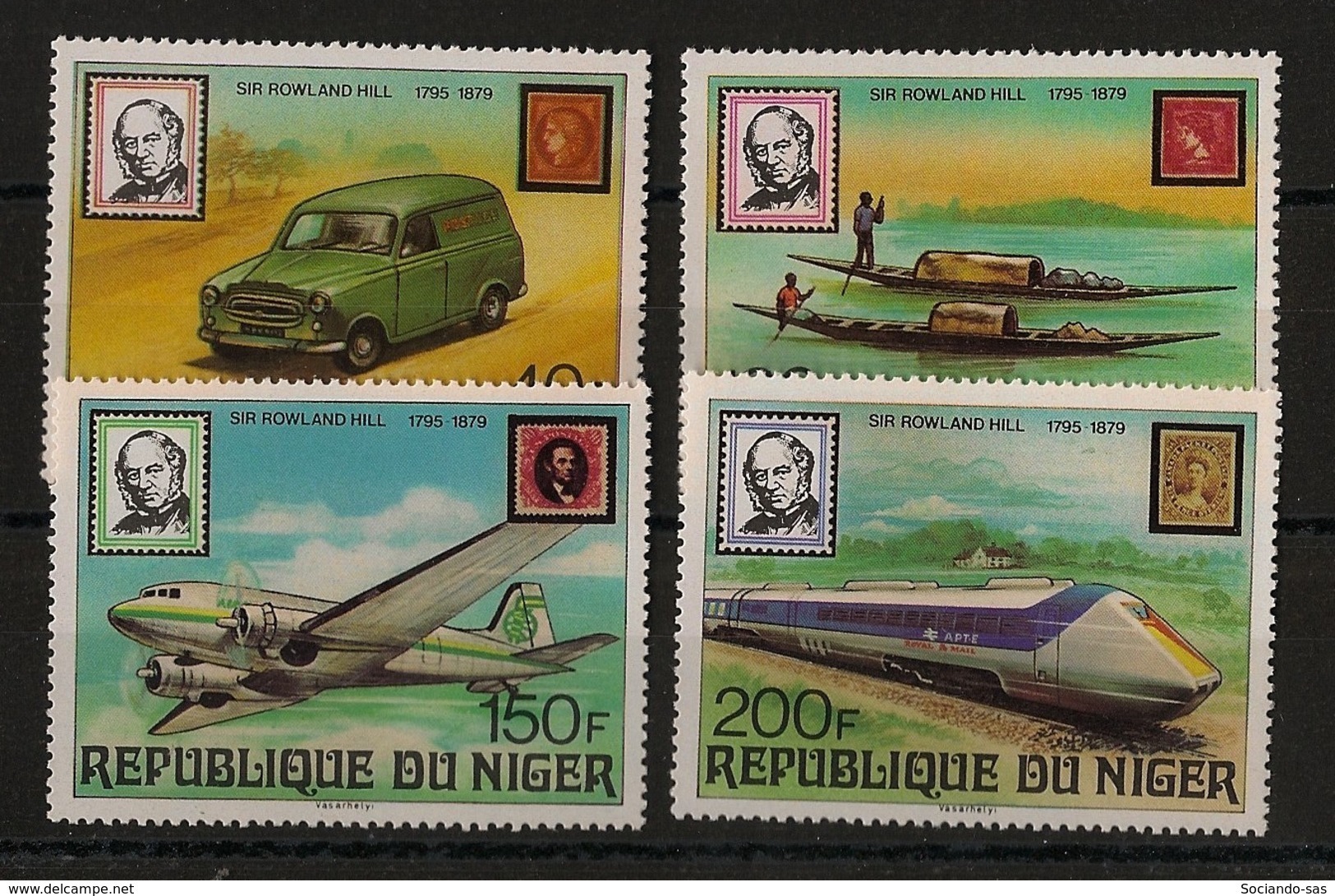 Niger - 1979 - N°Yv. 477 à 480 - Rowland Hill - Neuf Luxe ** / MNH / Postfrisch - Niger (1960-...)