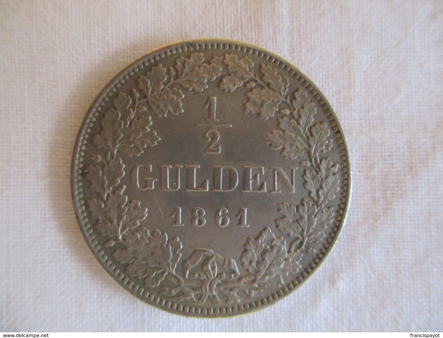 Germany Bayern: 1/2 Gulden 1861 - Groschen & Andere Kleinmünzen