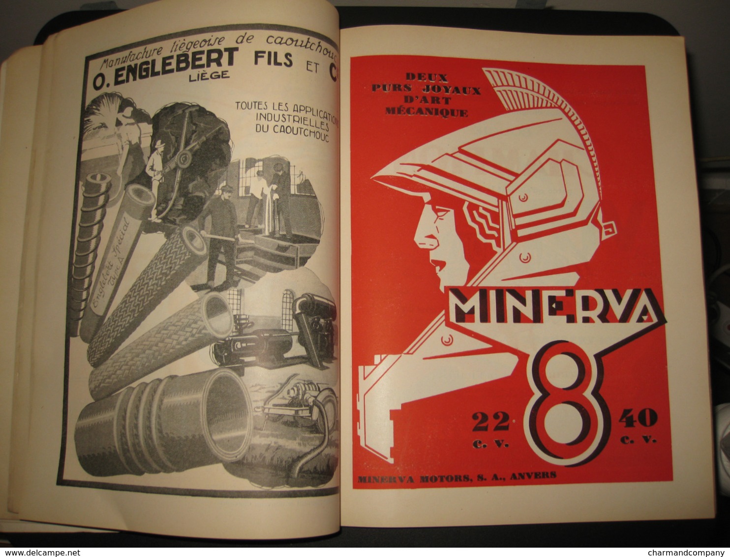 ENGLEBERT MAGAZINE 10e anniversaire 1920-1930 photos, publicités, illustr. de J. OCHS, René VINCENT.. 232 pages