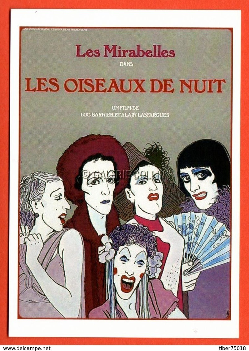 Carte Postale :  Les Mirabelles Dans Les Oiseaux De Nuit (film - Cinéma - Affiche) Illustration : Tardi - Plakate Auf Karten