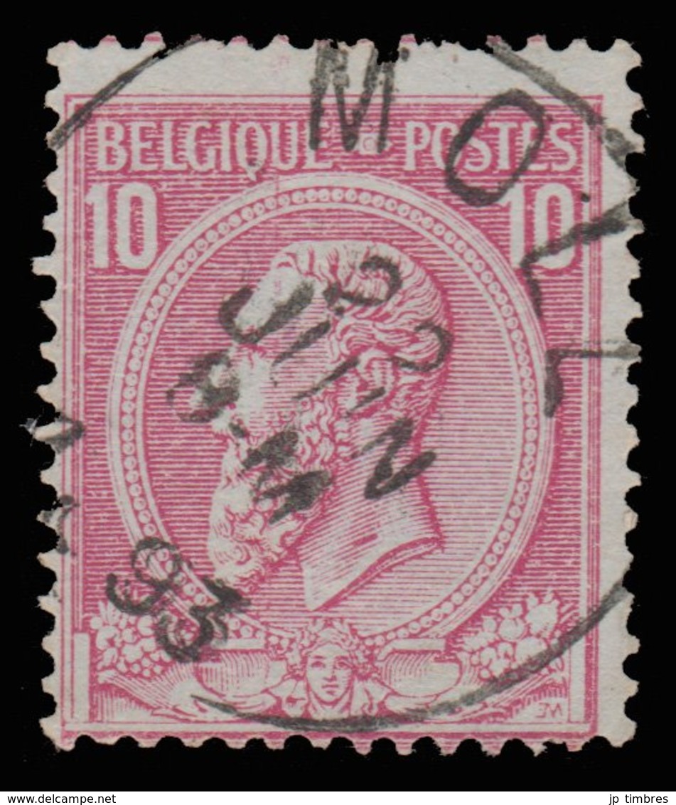 COB N°46 - Belle Oblitération "MOLL" - 1884-1891 Léopold II