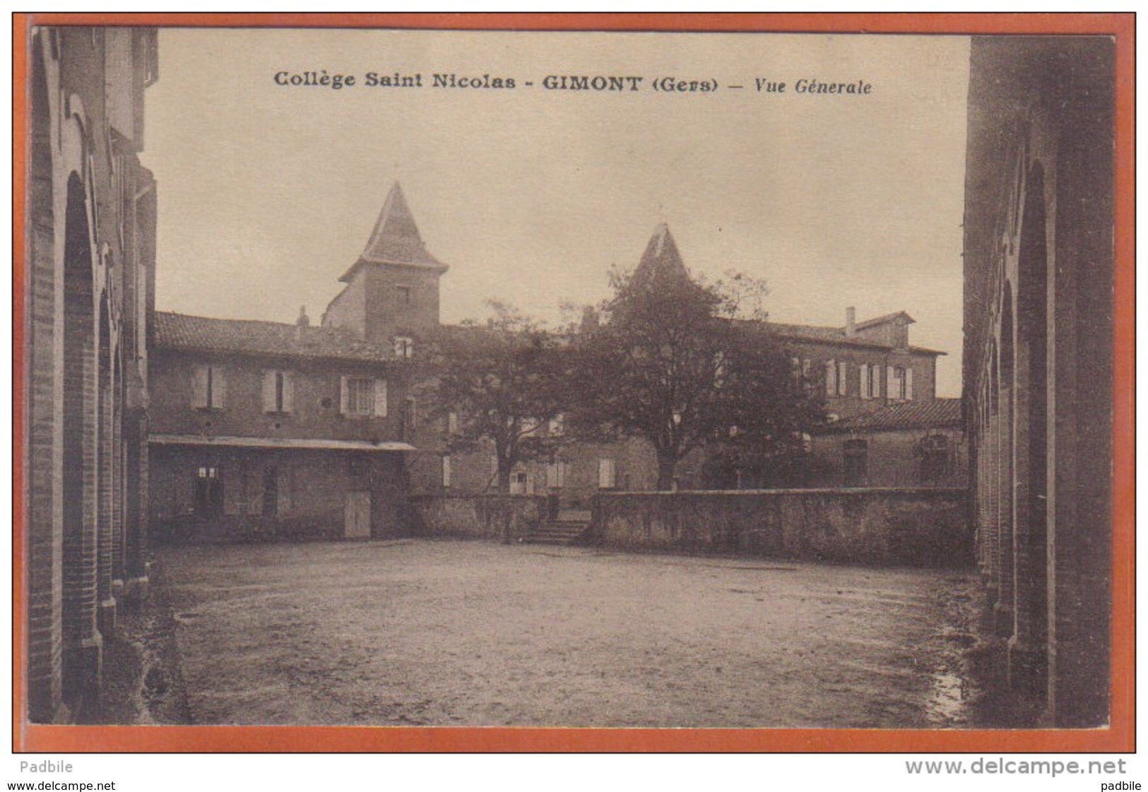 Carte Postale 32. Gimont  Collège Saint-Nicolas   Trés Beau Plan - Autres & Non Classés