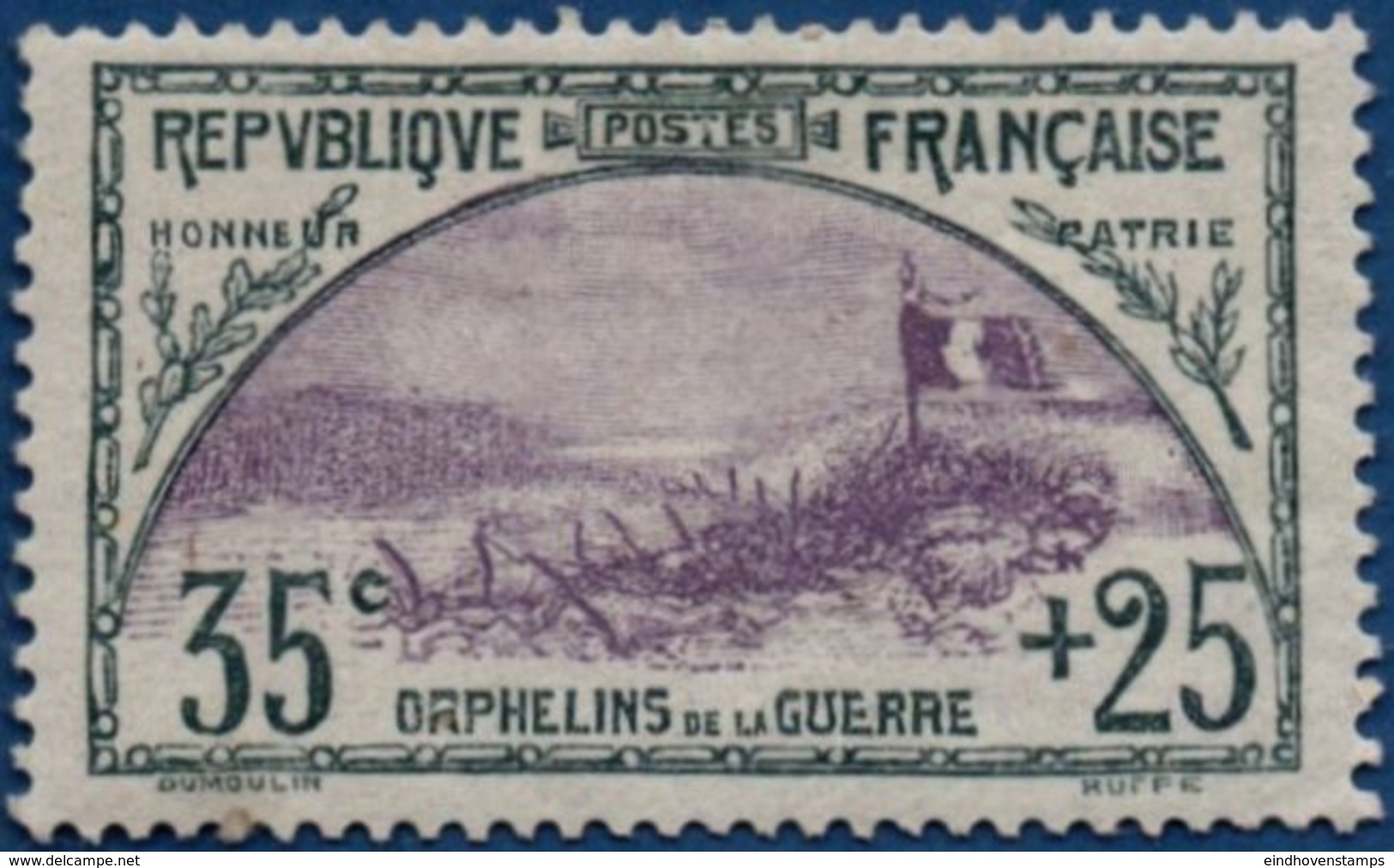 France 1917 Orphelins 35c + 25c MNH - Altri & Non Classificati